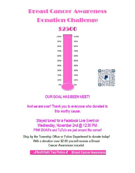 Donation Challenge Flyer